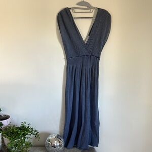 KAIN Label sleeveless blue midi dress, sz XS